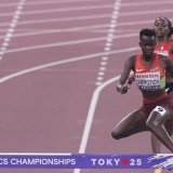 Faith Cherotich a mieux négocié les obstacles du 3000 m steeple. KEYSTONE/AP/Abbie Parr